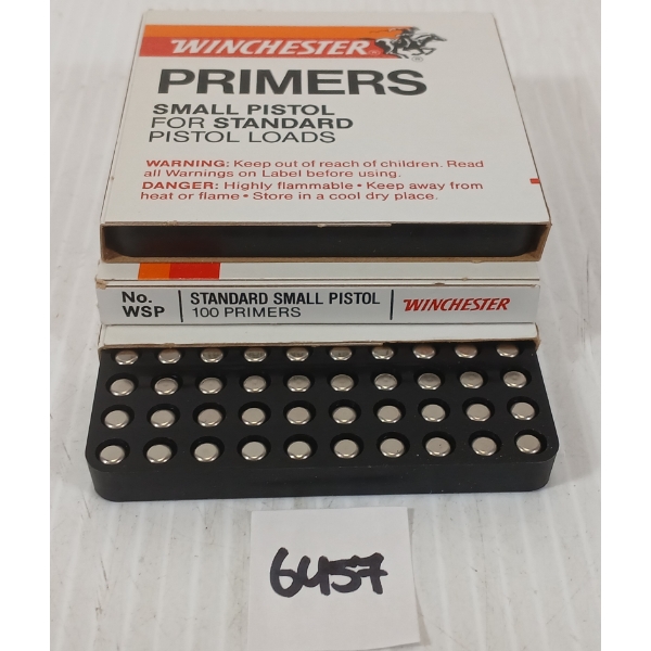 PRIMERS: APPROX 300X WINCHESTER NO. WSP PRIMERS