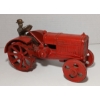 Image 2 : ARCADE TOY(?) CAST IRON MCCORMICK DEERING TRACTOR W/ NICKEL & CAST IRON DRIVERS 
