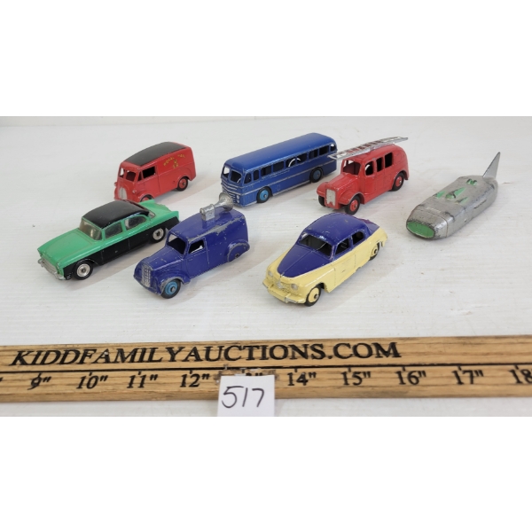LOT OF 7 - DINKY TOYS DIECAST MODELS