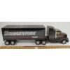 Image 2 : NYLINT PLASTIC & DIECAST BRIDGESTONE TRUCK & TRAILER