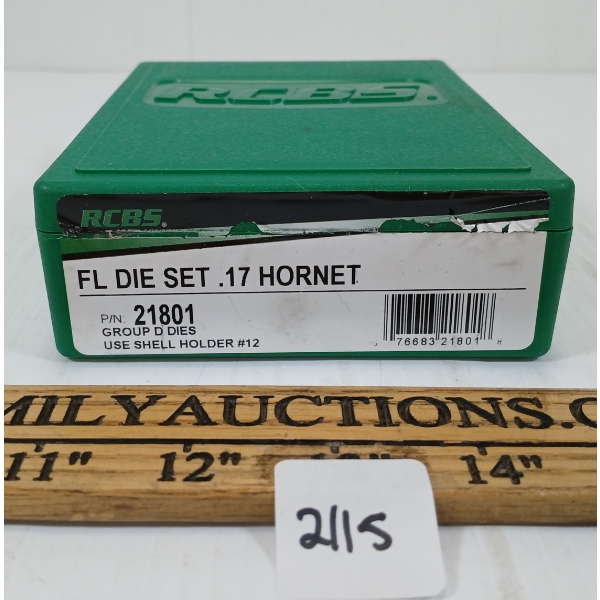 RCBS .17 HORNET FL DIE SET