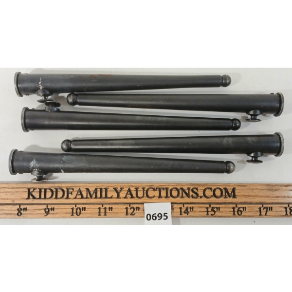 LOT OF 5 - ENFIELD SPIKE BAYONET SCABBARDS