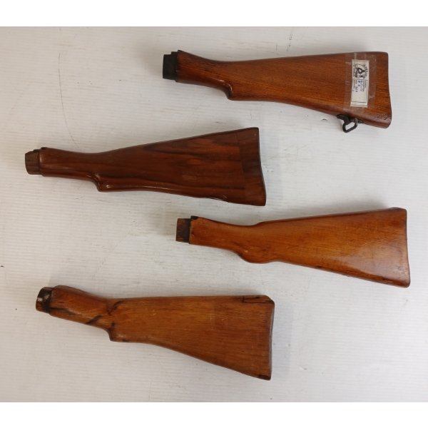 LOT OF 4 - LEE-ENFIELD BUTT STOCKS