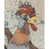 Image 2 : FOLK ART ROOSTER WALL HANGING
