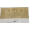 Image 2 : 1858 INTERNATIONAL BANK OF CANADA $5 BANKNOTE