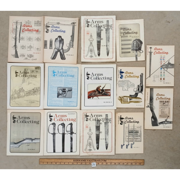 QTY OF VINTAGE ARMS COLLECTING MAGAZINES