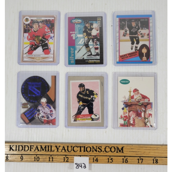 LOT OF 6 - HOCKEY TRADING CARDS - INCL O-PEE-CHEE 2024-25 CONNOR BEDARD