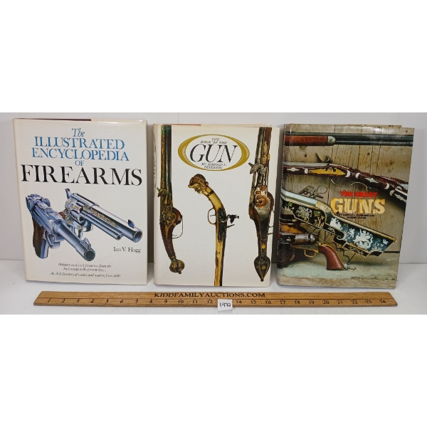 LOT OF 3 - FIREARMS PUBLICATIONS - INCL "THE GREAT GUNS" & ENCYCLOPEDIA OF FIREARMS