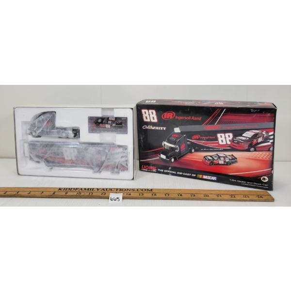 LIONEL NASCAR DIECAST COLE WHITT HAULER & STOCK CAR
