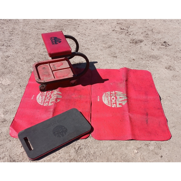 LOT OF 3 - MAC CREEPER SEAT & MATS