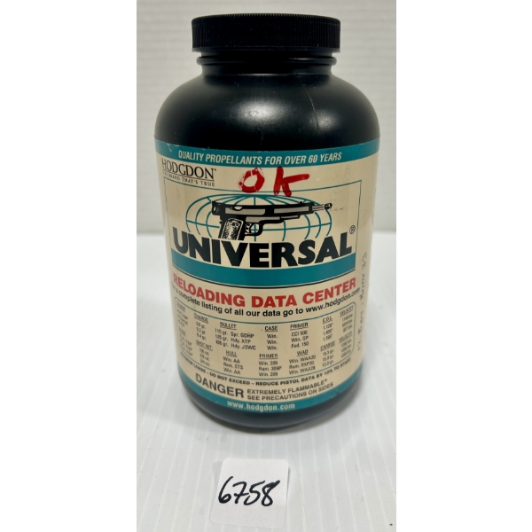 POWDER: 1 LB HODGDON UNIVERSAL