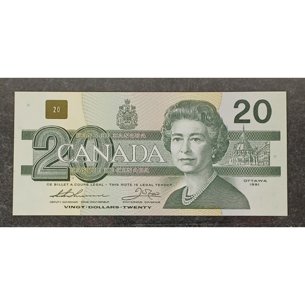 1991 CDN $20 BANKNOTE - PMG GRADED