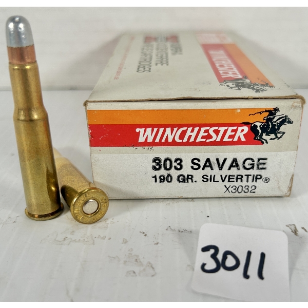 AMMO: 18X WINCHESTER .303 SAVAGE 190GR. SP 