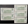 Image 7 : LOT OF 18 - 1973 CDN $1 BANKNOTES - INCL CONSECUTIVE