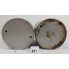 Image 5 : LOT OF 2 - FINA SHIELD NON-DETERGENT MOTOR FIBRE OIL QT CANS