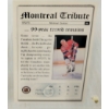 Image 4 : 1972 NHL MONTREAL CANADIENS HENRI "POCKET ROCKET" RICHARD HOCKEY CARD & PUCK W/ PLAQUE - SIGNED