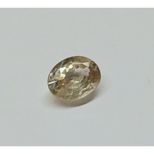 NATURAL LIGHT YELLOW ZIRCON - OVAL
