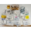 JOB LOT - MISC HARDWARE - INCL BRASS FITTINGS, WASHERS, BOLTS, ETC