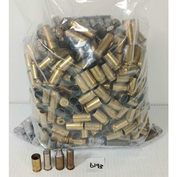 AMMO / BRASS / BULLETS: QTY OF MISC RNDS - INCL.38 SPL, .44-40, ETC - 15LBS