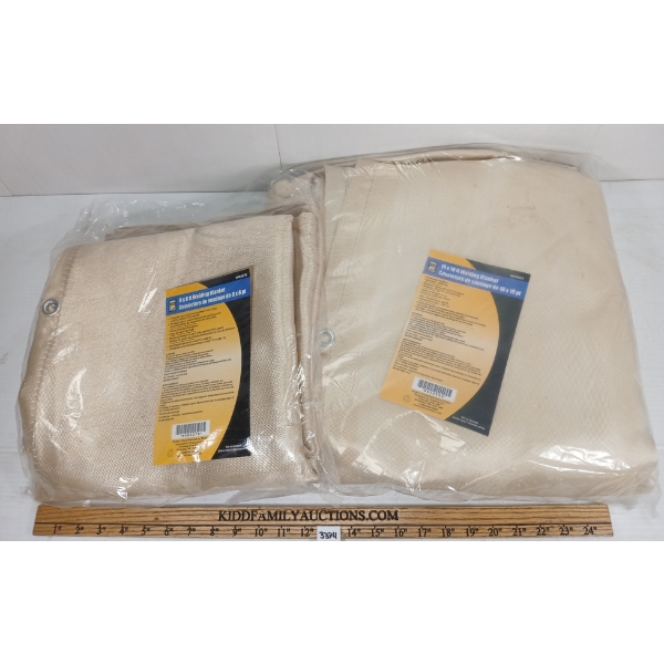 LOT OF 2 - POWER FIST WELDING BLANKETS