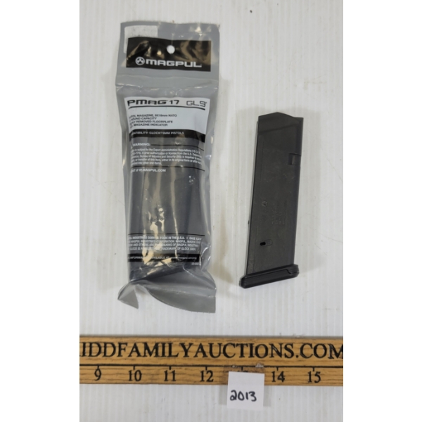 LOT OF 2 - MAGPUL PMAG 17 GL9 9MM MAGS - 10RD