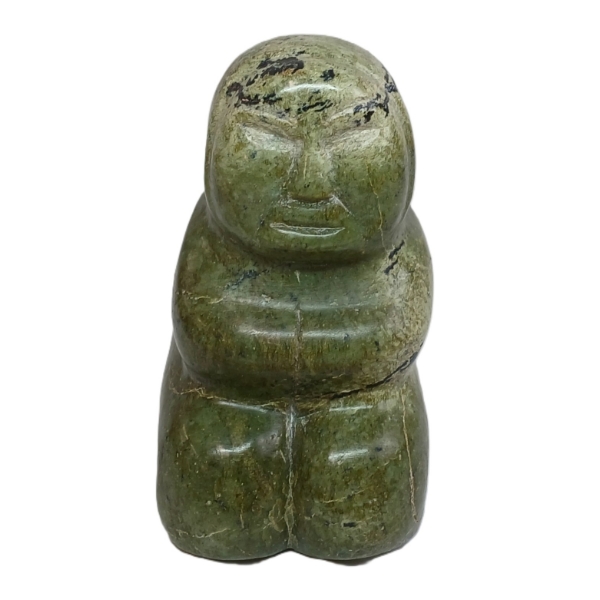 KNEELING HUMAN FIGURE - UNKNOWN ARTIST - STONE