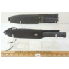 Image 3 : LOT OF 2 - FIXED BLADE KNIVES W/ SHEATHS