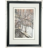Image 1 : DOWNED TREE IN FOREST BY M. FRASER - FRAMED PRINT