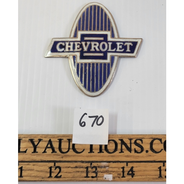 1929-1931 CHEVROLET RAD BADGE