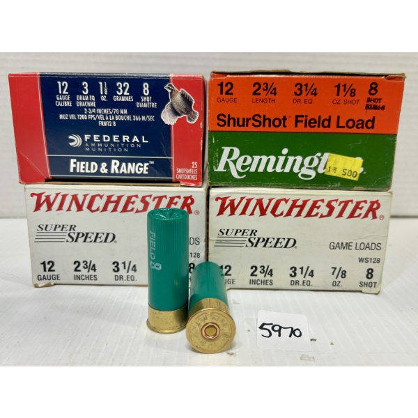 AMMO: 82X MIXED 12 GA - 2-3/4IN - #8