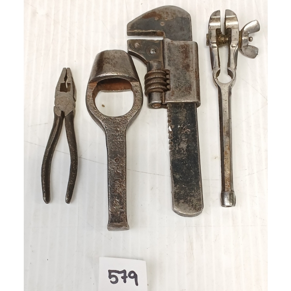 LOT OF 4 - WRENCH, PLIERS, ETC. 