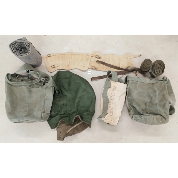 JOB LOT - MISC WEB GEAR - INCL BAGS, WRAPS, BED ROLL, ETC