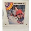Image 5 : 1978 NHL MONTREAL CANADIENS MARIO TREMBLAY HOCKEY CARD & PUCK W/ PLAQUE - SIGNED