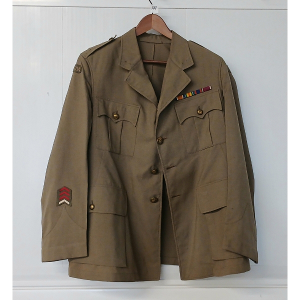 WWII CDN CAPTAIN SUMMER WEIGHT TUNIC