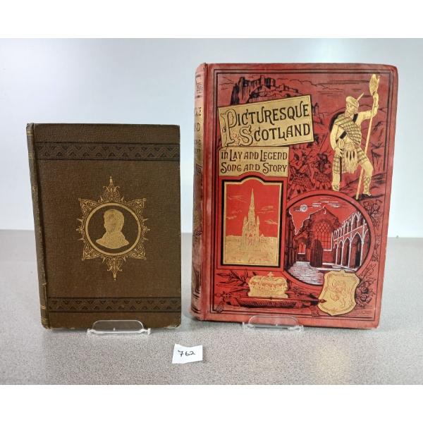 LOT OF 2 - 1889 "PICTURESQUE SCOTLAND" & 1879 "RAMBLES THROUGH THE LAND OF BURNS"