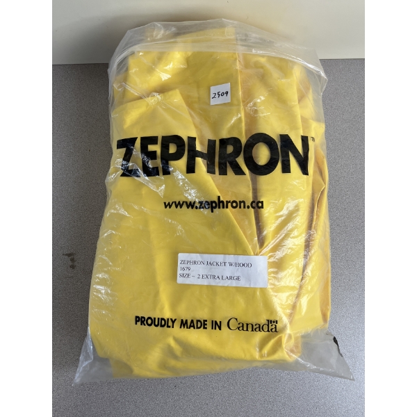 ZEPHRON RAIN JACKET - SIZE 2XL 