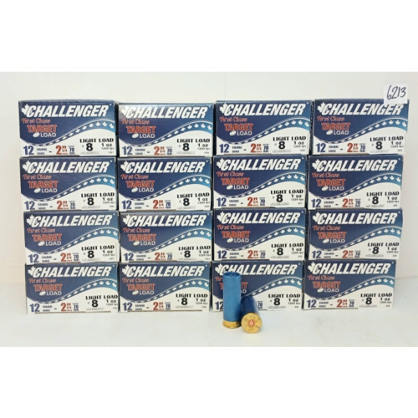 AMMO: 400X CHALLENGER FIRST CLASS 12GA - 2-3/4IN - #8