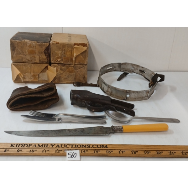 JOB LOT - CDN MK III OILERS, HELMET LINER, CUTLERY & MISC TRIGGER GROUP