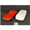 Image 2 : LOT OF 2 - ERTL AMT MODELS - INCL 1970 CHEVROLET CORVETTE LT-1 & 1991 CORVETTE CONVERTIBLE