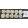 Image 2 : LOT OF 10 - 1967 CDN 10 CENT COINS