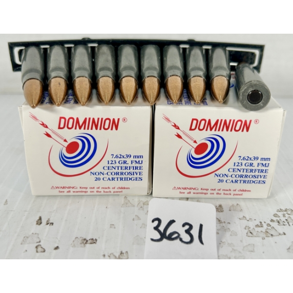 AMMO: 50X MIXED 7.62X39 MM - FMJ