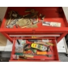 Image 2 : WATERLOO ROLLING TOOL CHEST W/ CONTENTS - 12 X 2 X 32 INCH
