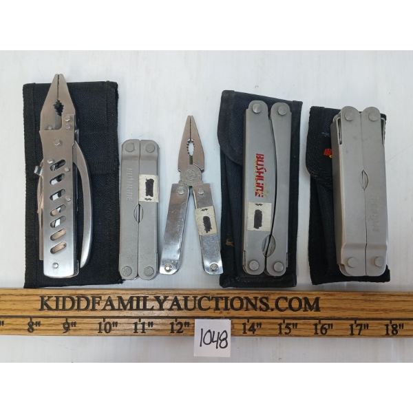 LOT OF 5 - FOLDING TOOLS