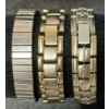 Image 2 : LOT OF 6 - SILVER TONED WATCHES - INCL LUXE, DINEIFA, ANNE KLEIN, ETC