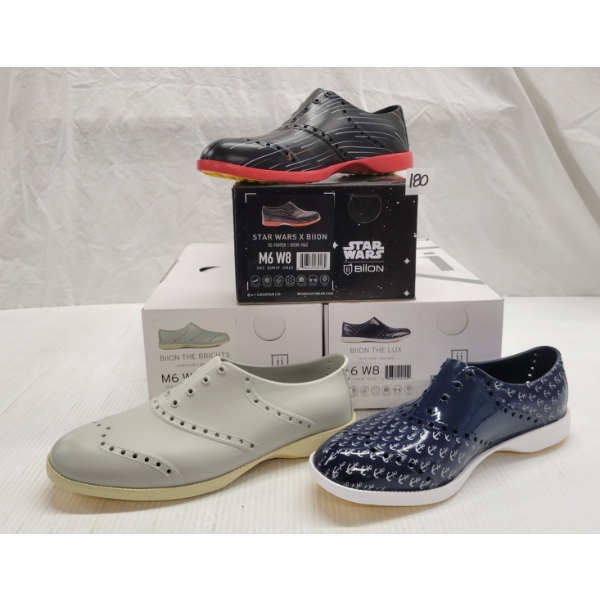 LOT OF 3 - BIION SHOES - FT THE BRIGHTS, THE LUX & STAR-WARS STYLES