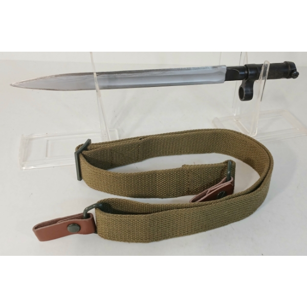 LOT OF 2 - UNKNOWN BAYONET & CHINESE SKS SLING