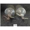 Image 6 : LOT OF 2 - B.H. WOODBURY & GEO. SCHMUCK - CLEAR ACID-ETCHED - SELTZER BOTTLES