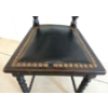 Image 7 : HAND-PAINTED OAK MOORISH BARLEY TWIST CHAIR 