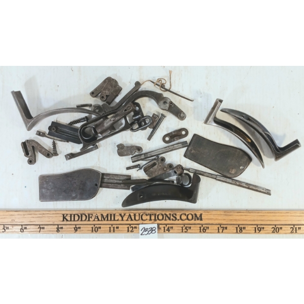 JOB LOT - WINCHESTER 1873 PARTS, BUTT PLATES, ETC.