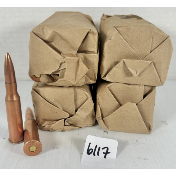 AMMO: 80X 7.62X54 R - MILITARY FMJ